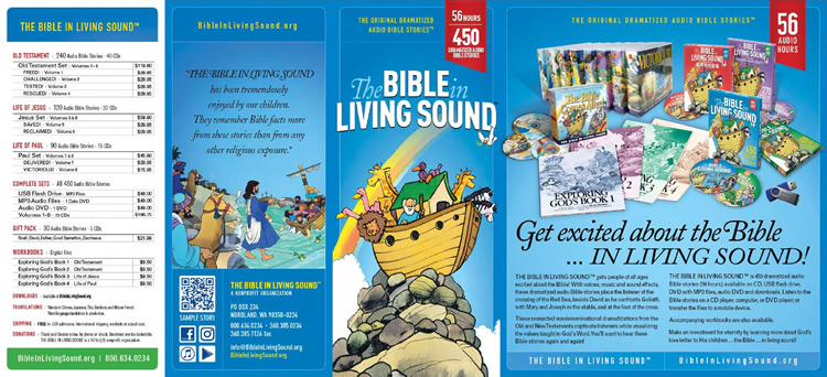 Bible In Living Sound brochure