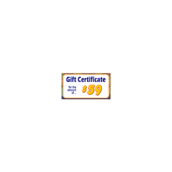 Gift Certificate $49.50 - Click Image to Close