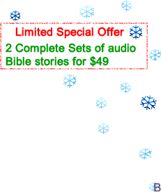 audio Bible story sale two for one
